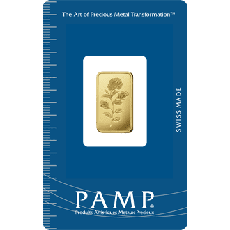 PAMP Rosa 5 Grams Gold Bar