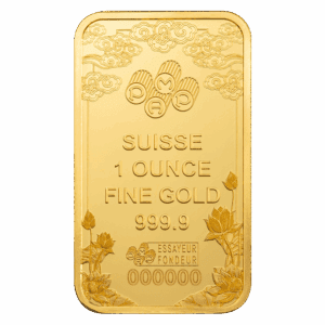 2025 PAMP Suisse Good Luck Yellow Dragon 1 oz 999.9 Gold Minted Bar in CertiPAMP Assay Card