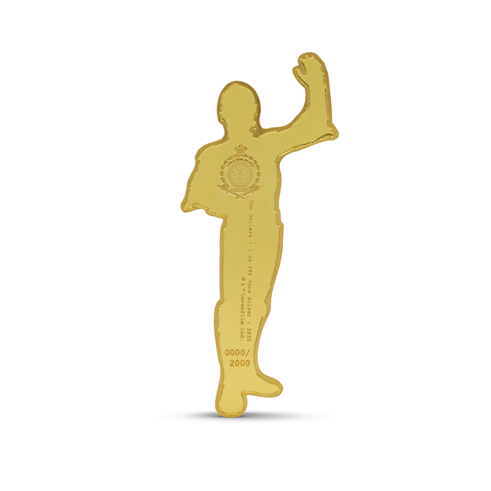 Star Wars C-3PO 1oz silver collectible coin with gold-plated and colorized finish – limited edition 2025 Niue release