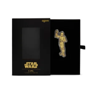 Star Wars C-3PO 1oz silver collectible coin with gold-plated and colorized finish – limited edition 2025 Niue release