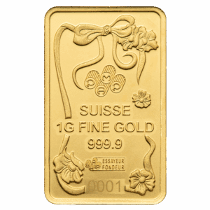 PAMP 1g Pure Gold Bar Iconic Barbie Edition in CertiPAMP Assay Card Packaging
