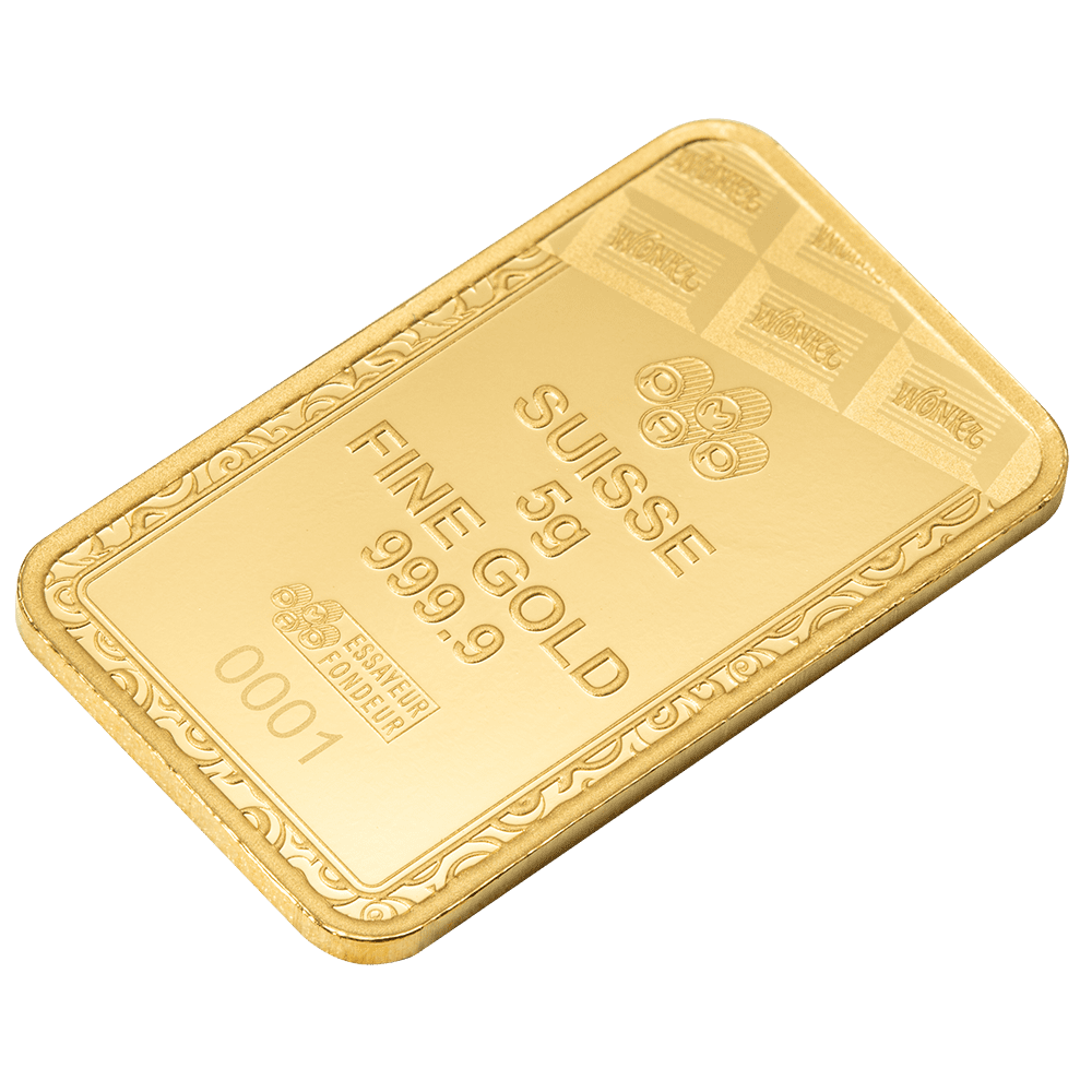 PAMP Suisse Willy Wonka 5g 999.9 Fine Gold Bar in CertiPAMP Assay Card Packaging