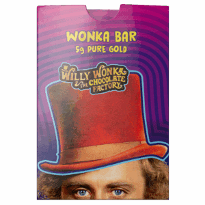 PAMP Suisse Willy Wonka 5g 999.9 Fine Gold Bar in CertiPAMP Assay Card Packaging