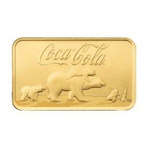 PAMP Suisse Coca-Cola Polar Bear & Friends 5g 9999 Fine Gold Bar in CertiPAMP Card