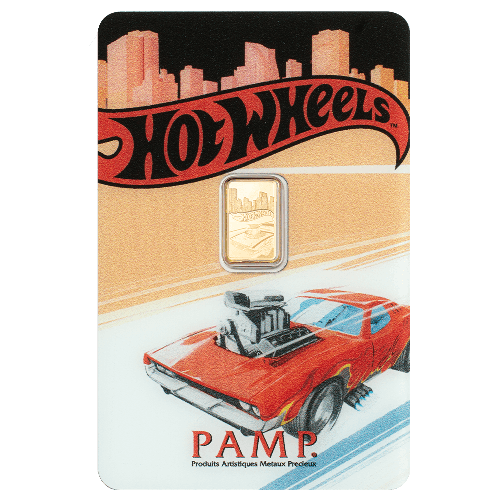 PAMP Suisse 1g Pure Gold Bar Iconic Barbie Edition with CertiPAMP Assay Card