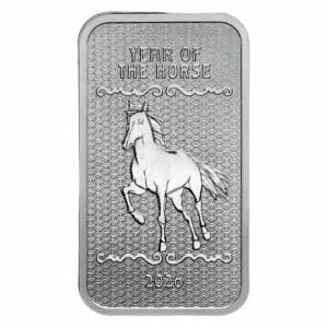 PAMP 2026 Year of the Horse 1 oz .999 Silver Bar
