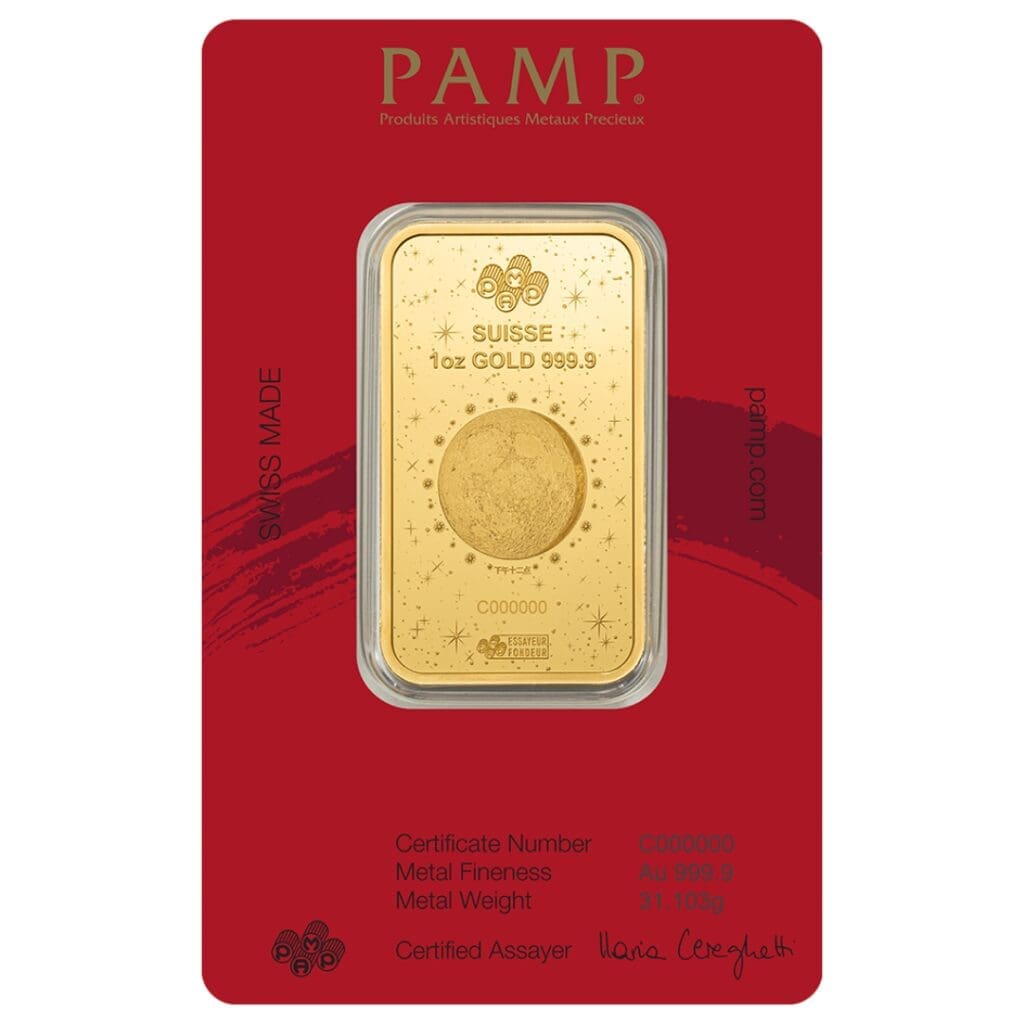 PAMP Suisse Year of the Horse 2026 1 oz Gold Bar in CertiPAMP Packaging