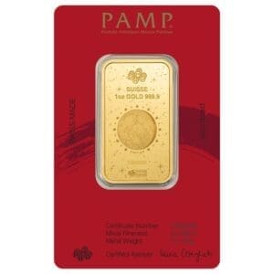 PAMP Suisse Year of the Horse 2026 1 oz Gold Bar in CertiPAMP Packaging