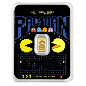 PAC-MAN 45th Anniversary 1 Gram Gold Bar – 999.9 Fine