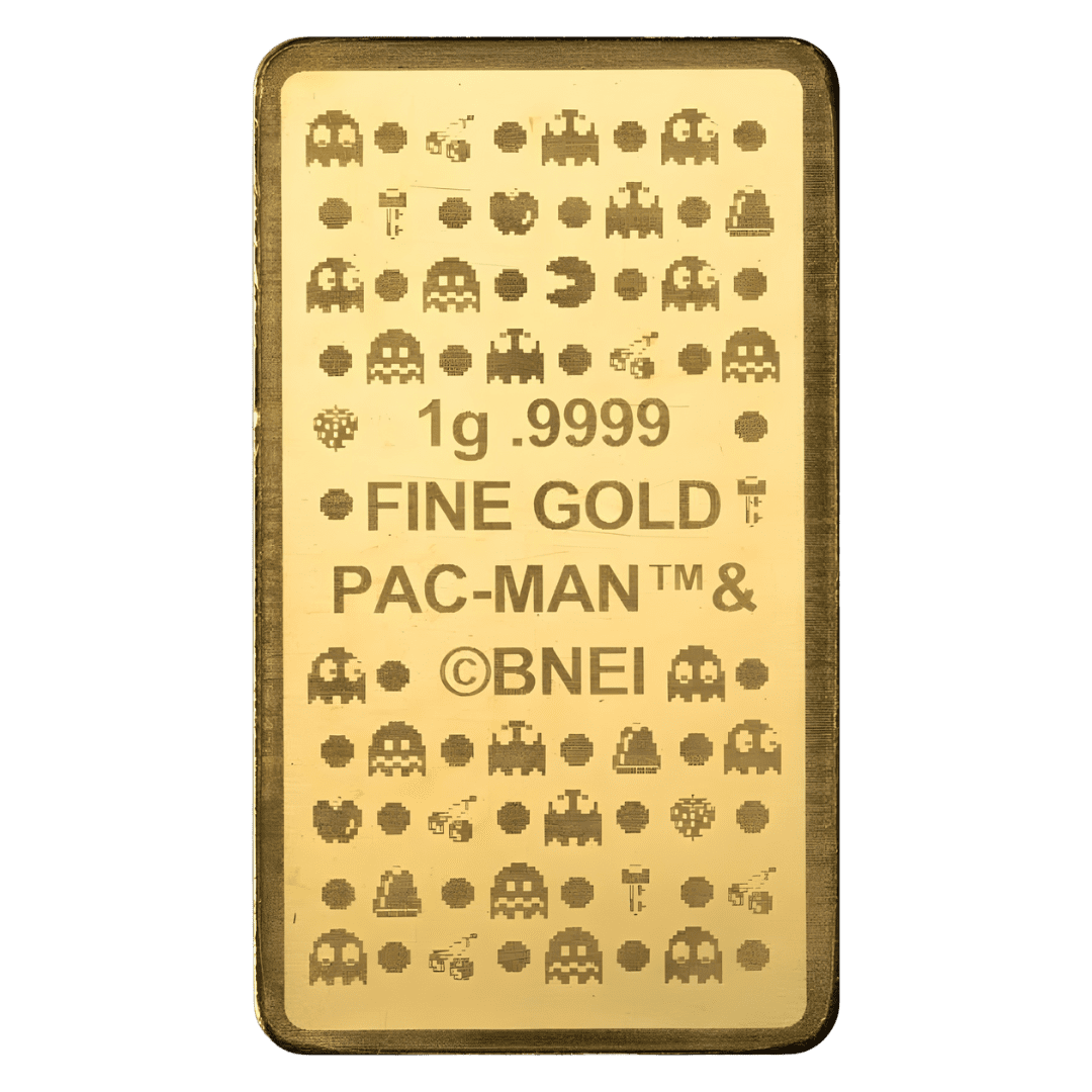 PAC-MAN 45th Anniversary 1 Gram Gold Bar – 999.9 Fine