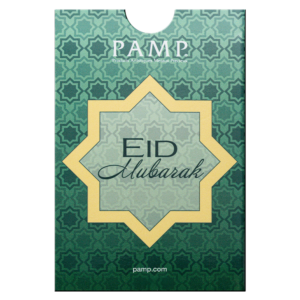 PAMP Suisse Eid Mubarak 5g 999.9 gold bar in CertiPAMP sealed packaging