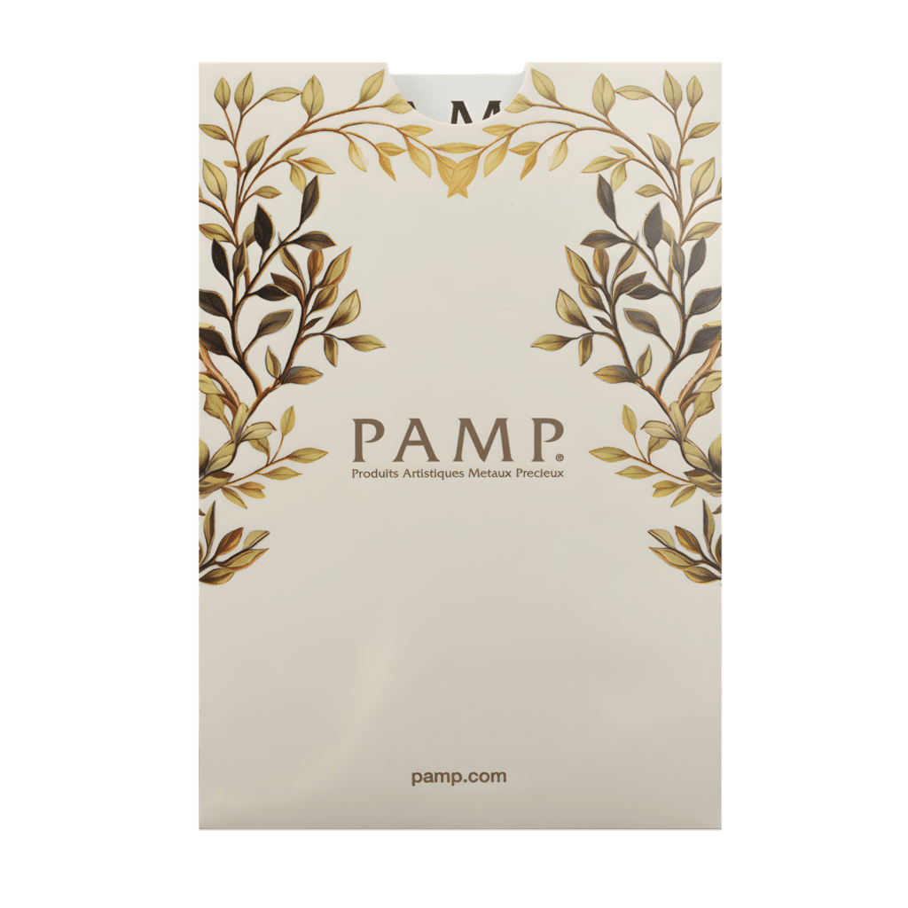 PAMP Suisse Cross of Christianity 1 oz 999 silver bar in CertiPAMP assay card