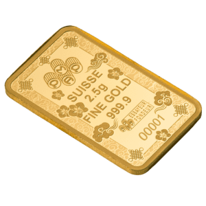PAMP Suisse Lucky Cat 2.5g 999.9 gold bar in sealed CertiPAMP assay packaging