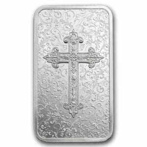 PAMP Suisse Cross of Christianity 1 oz 999 silver bar in CertiPAMP assay card