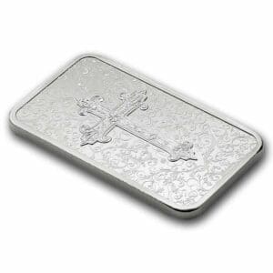 PAMP Suisse Cross of Christianity 1 oz 999 silver bar in CertiPAMP assay card