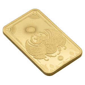 PAMP Suisse Lucky Scarab 5g 999.9 gold bar in sealed CertiPAMP assay packaging