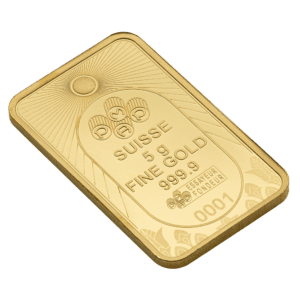 PAMP Suisse Lucky Scarab 5g 999.9 gold bar in sealed CertiPAMP assay packaging