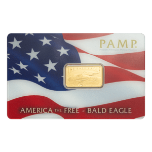 PAMP Suisse America The Free - Bald Eagle 5 Gram Gold Bar (Limited Edition)